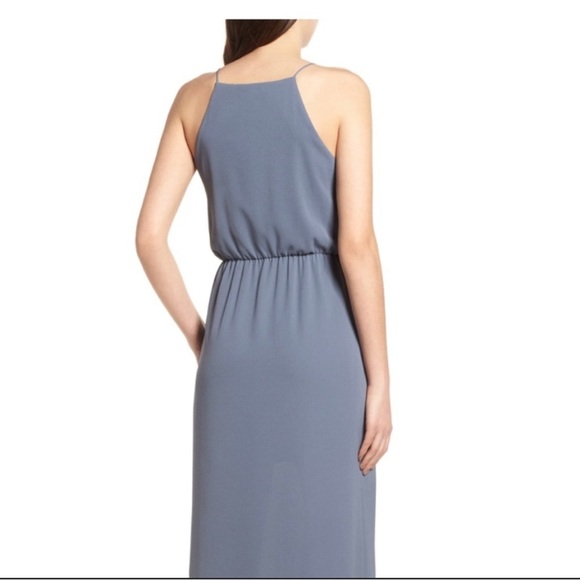 Nordstrom WAYF GREEN BUG Maxi Lace Boho Prom Formal Dress Size Small NWT. - Picture 2 of 11